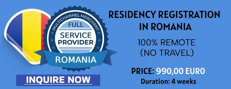 Register your residence in Romania remotely