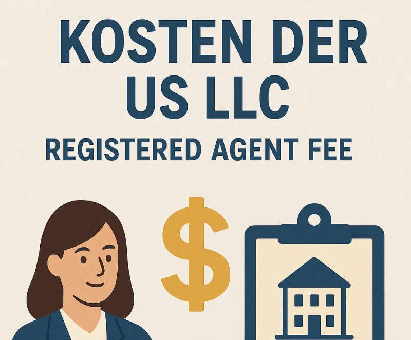 Kosten: Registered Agent Gebühr